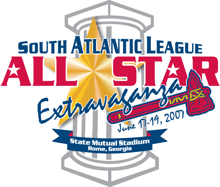 South Atlantic League All-Star Game 2007 Primary Logo iron on transfers for clothing